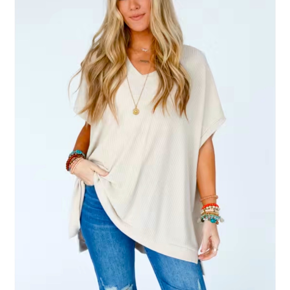 Oversized dolman top